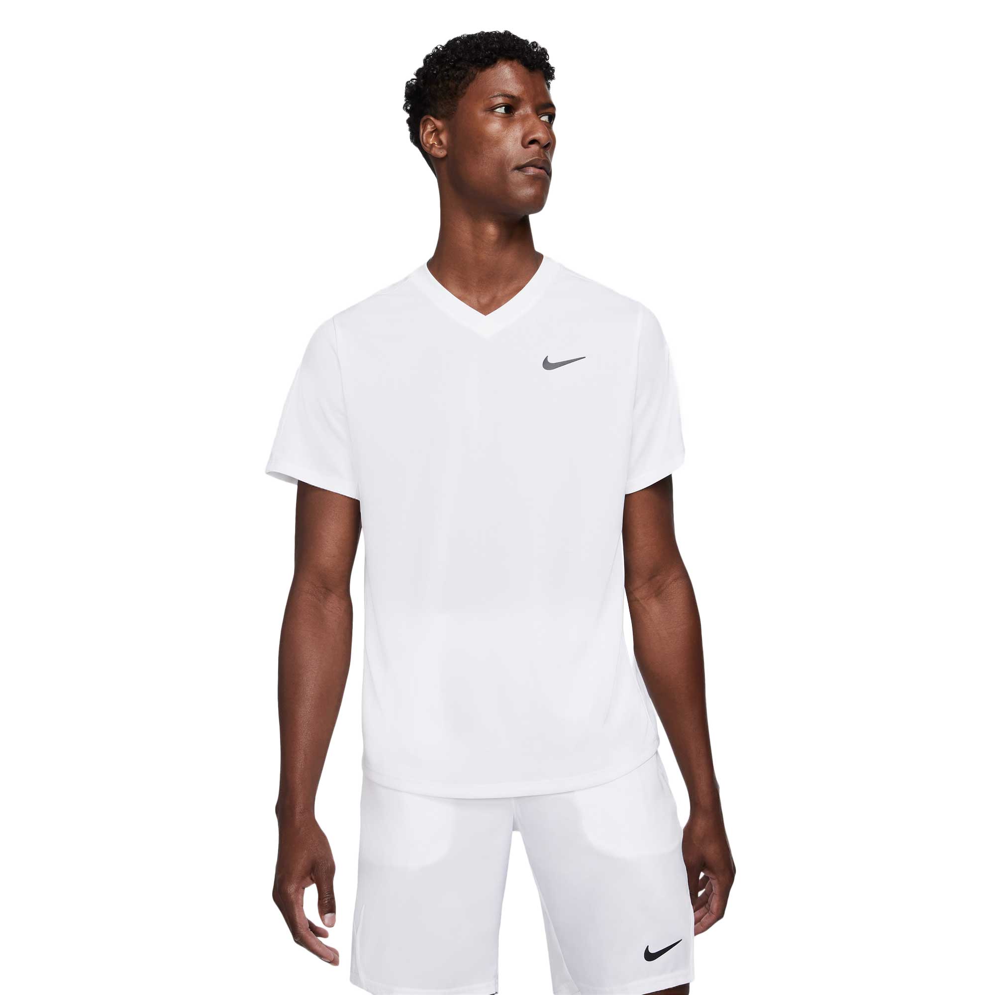 VICTORY VNECK | 100-WHITE