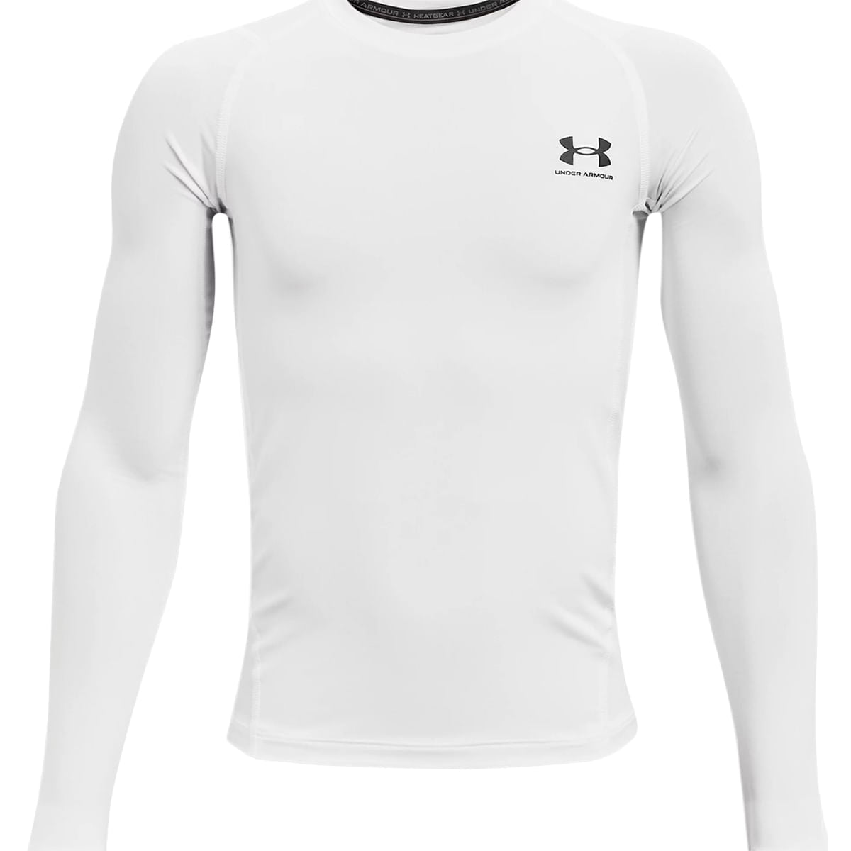 HEATGEAR LS CREW | 100-WHT
