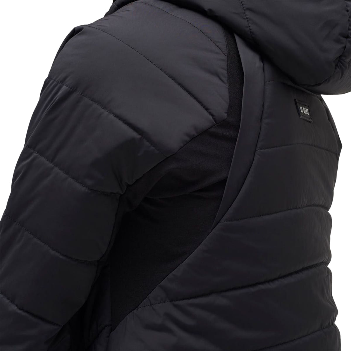 Le Bent Mens Pramrou Insult Hooded Jackets in Black Color