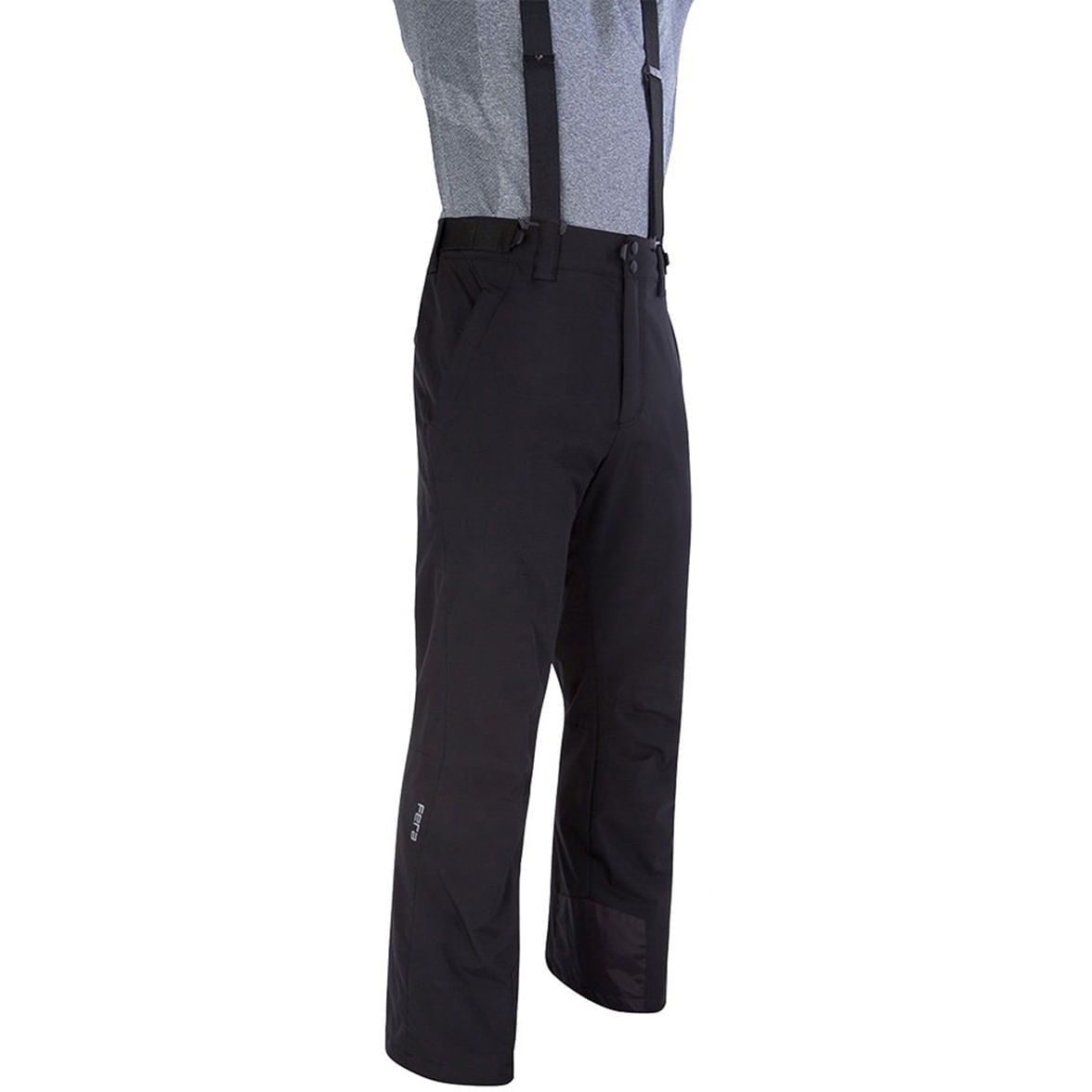 Fera Mens Selkirk Suspender Pant Skiing & Snowboarding Pants in Black Color
