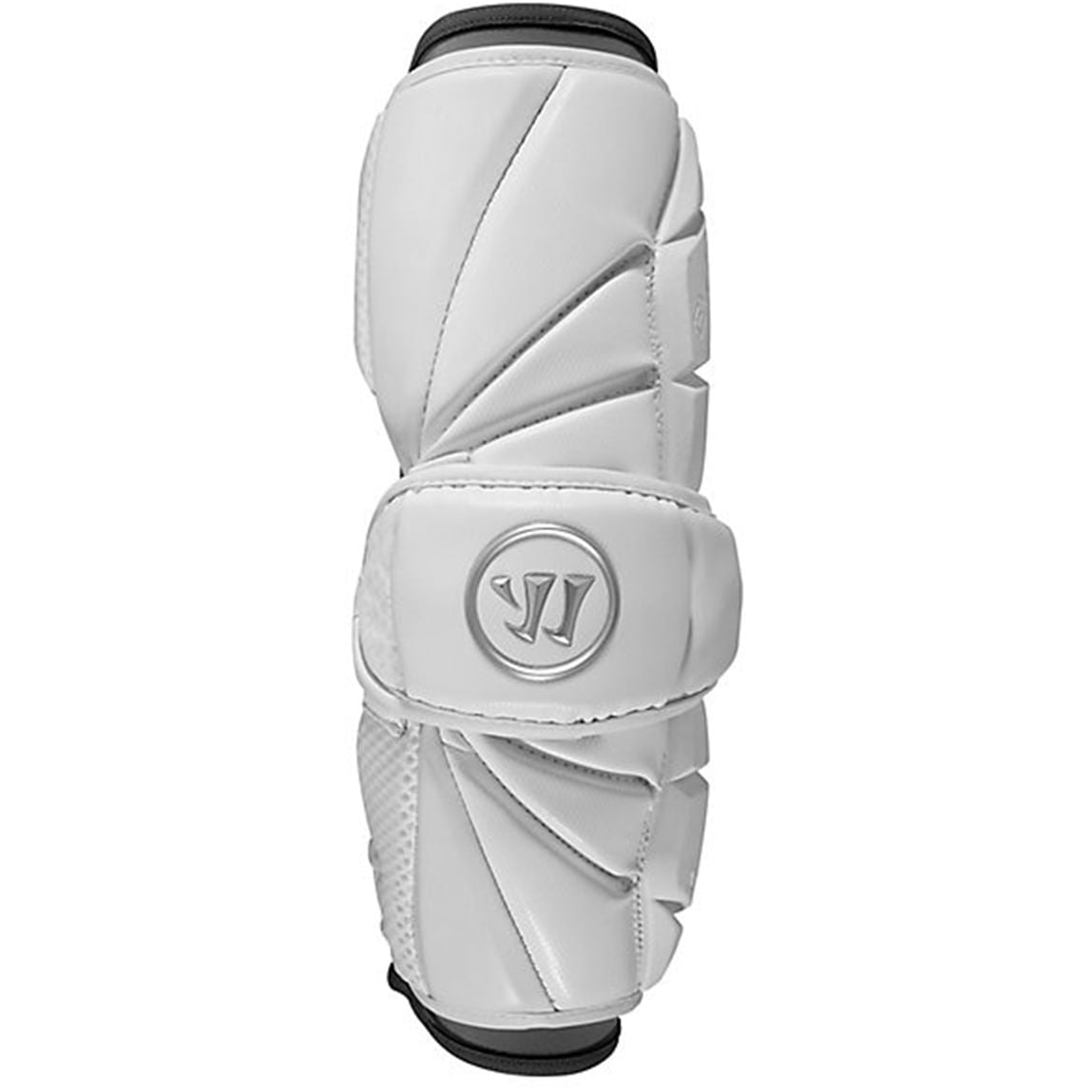 Warrior Lacrosse Mens Evo Pro Arm Guard Lacrosse Pads in White Color