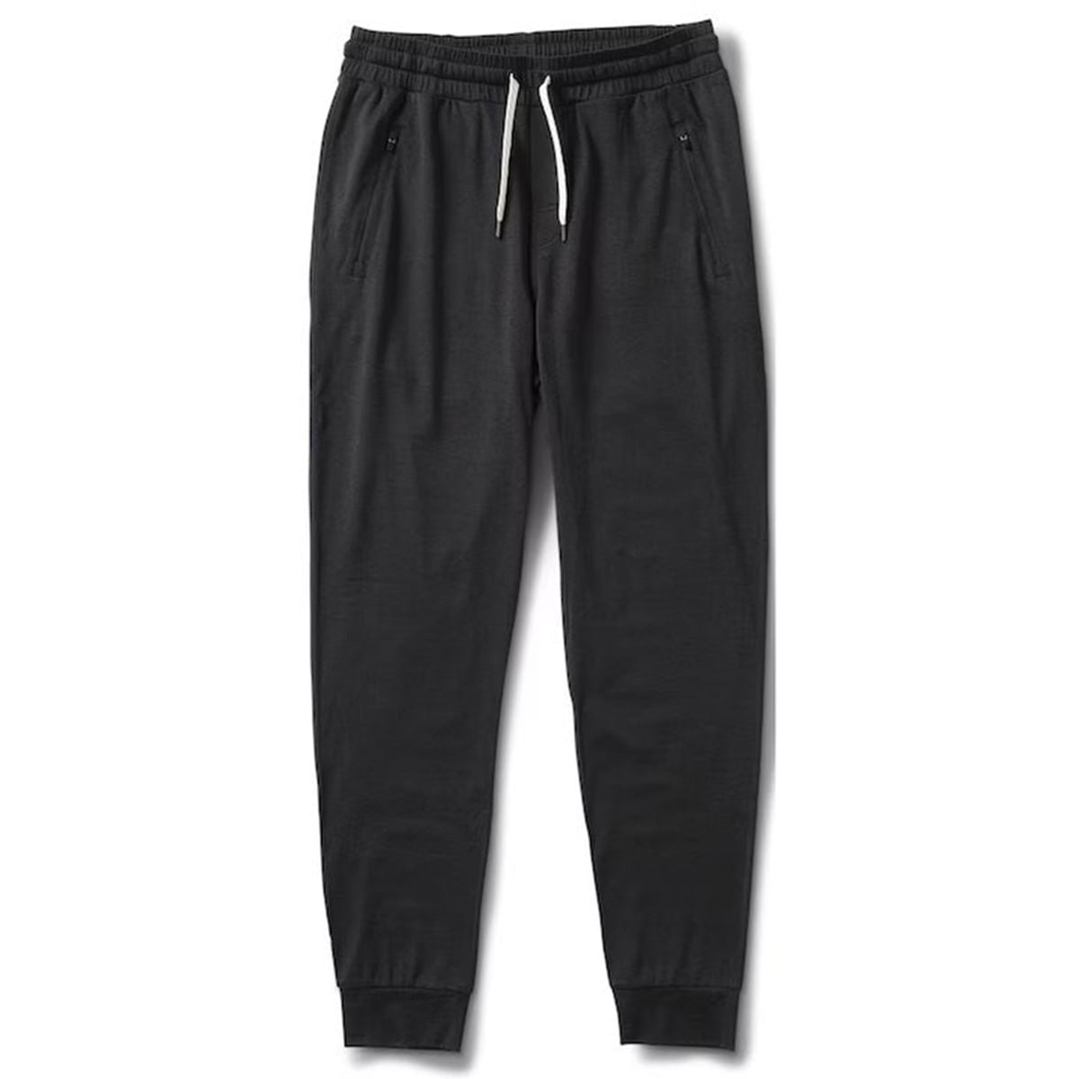 Vuori Mens Ponto Performance Jogger Pants in Black Color