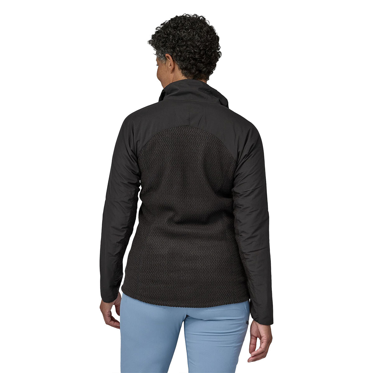 Patagonia WomensNano-Air Light Hybrid Midlayer in Black Color