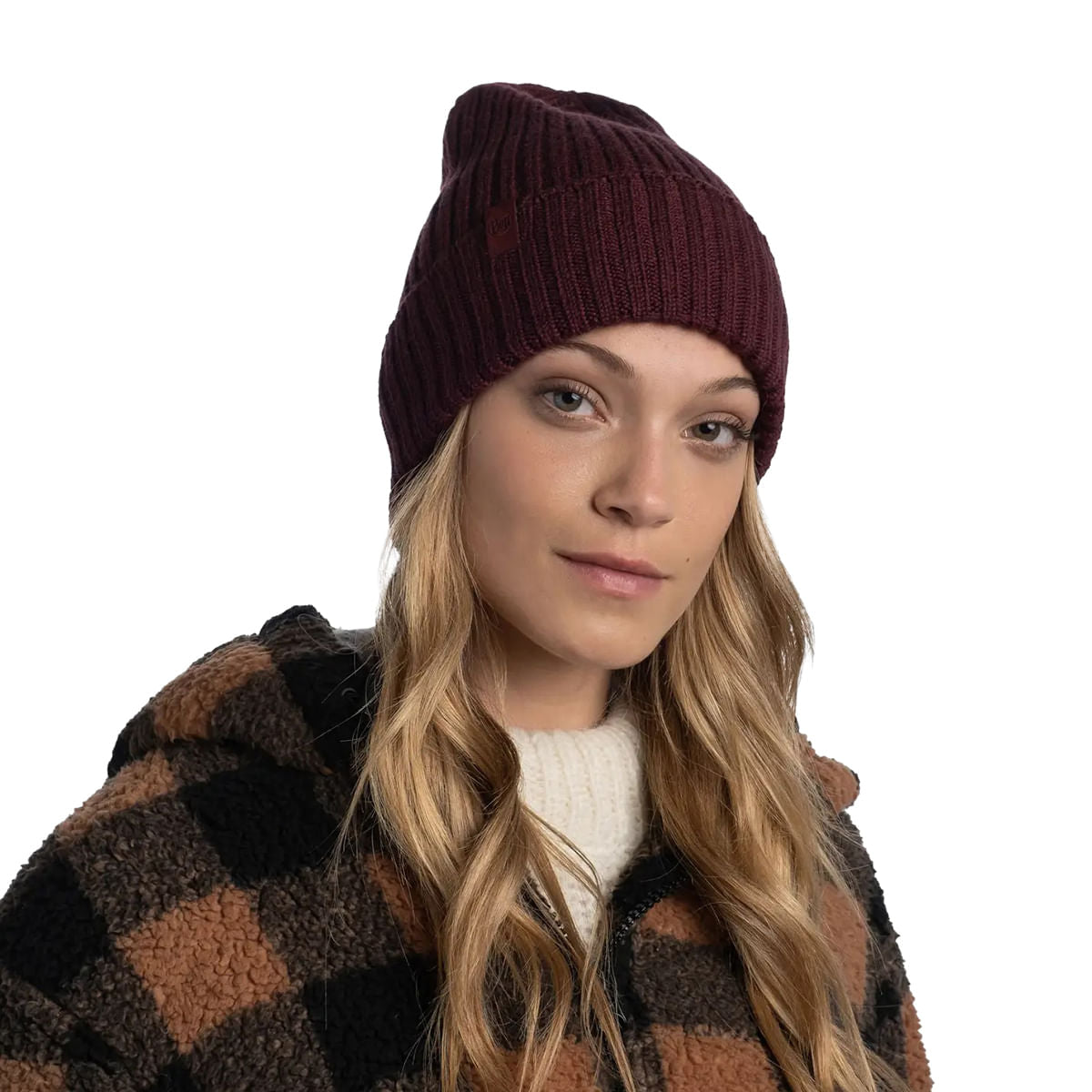 NORVAL MERINO WOOL HAT | 632-MAROON
