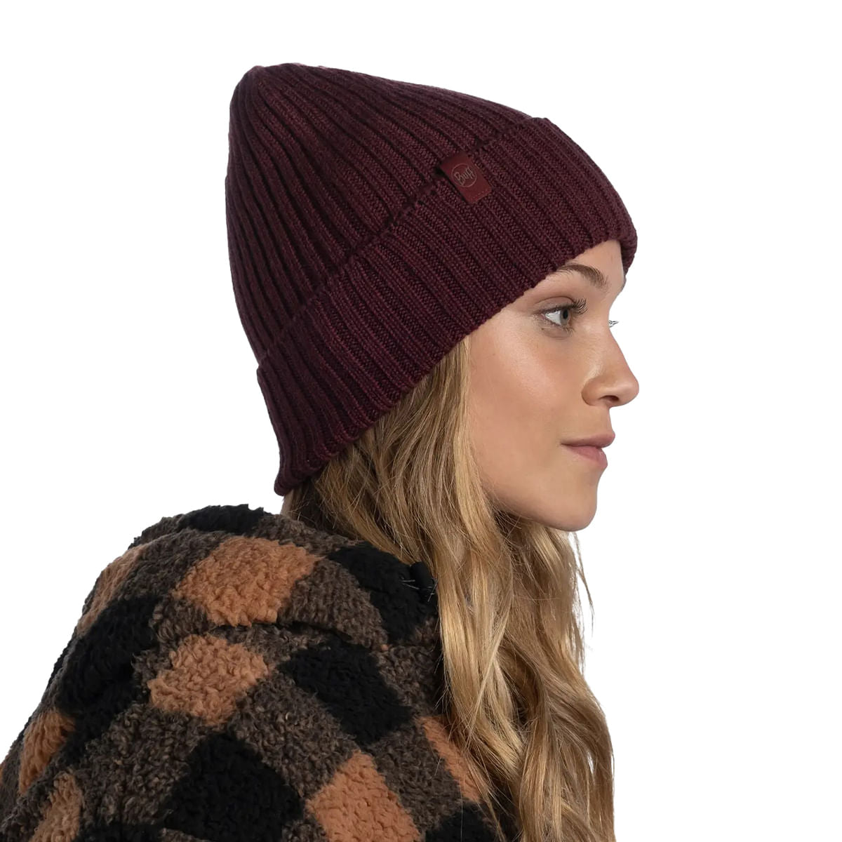 NORVAL MERINO WOOL HAT | 632-MAROON