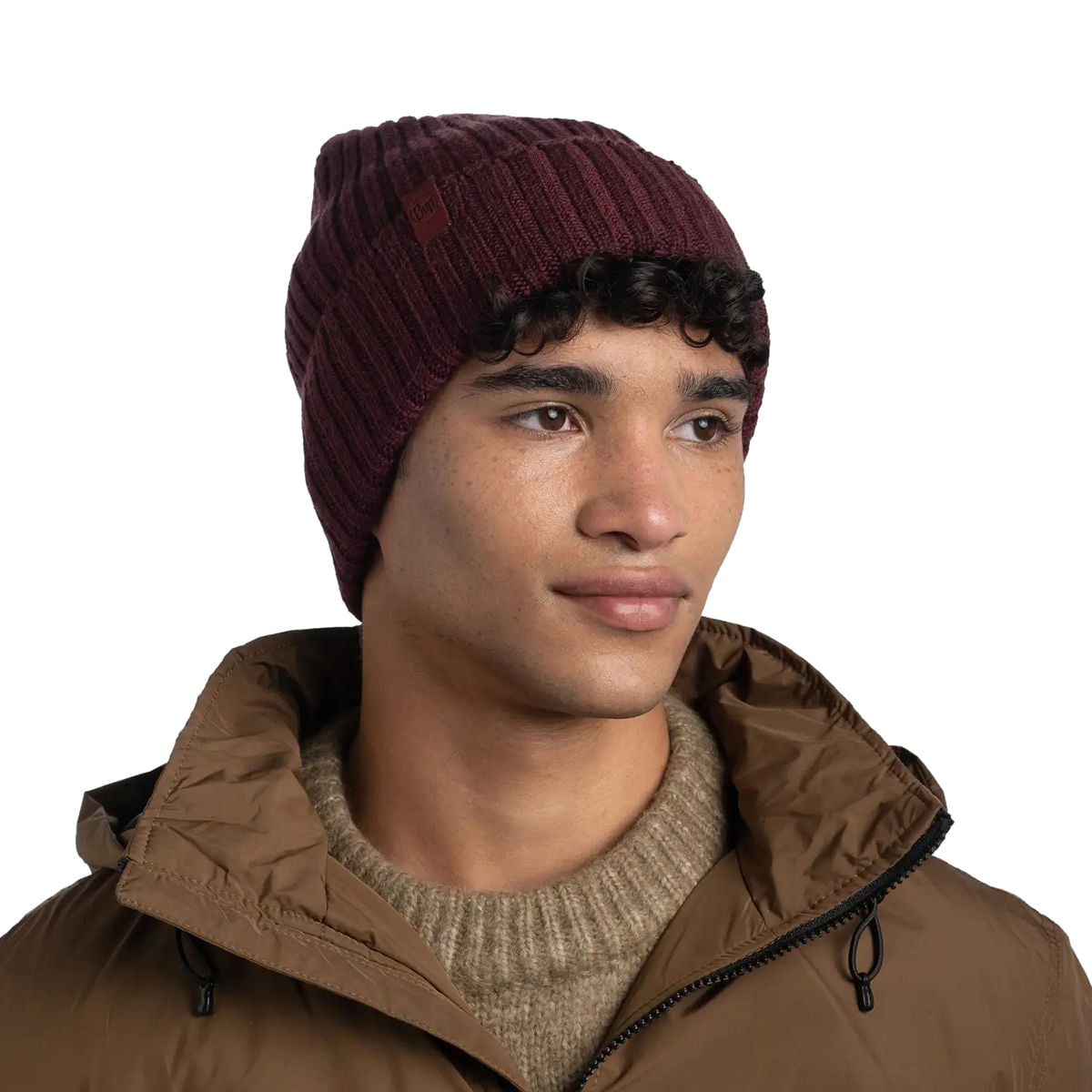 NORVAL MERINO WOOL HAT | 632-MAROON
