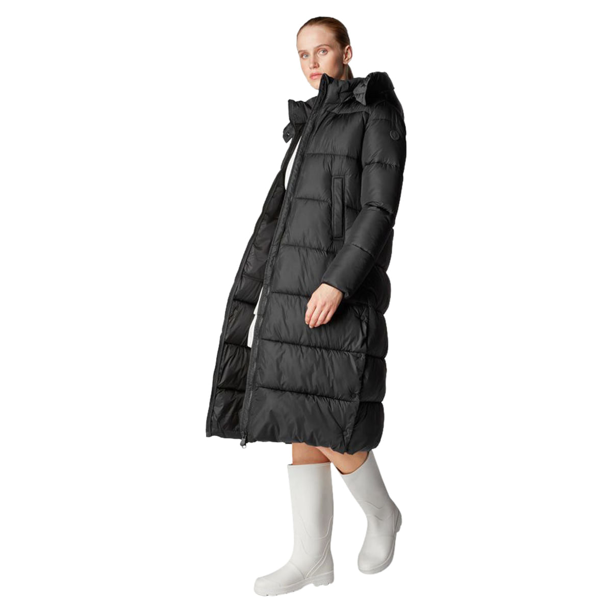 COLETTE LONG PUFFER | BLACK
