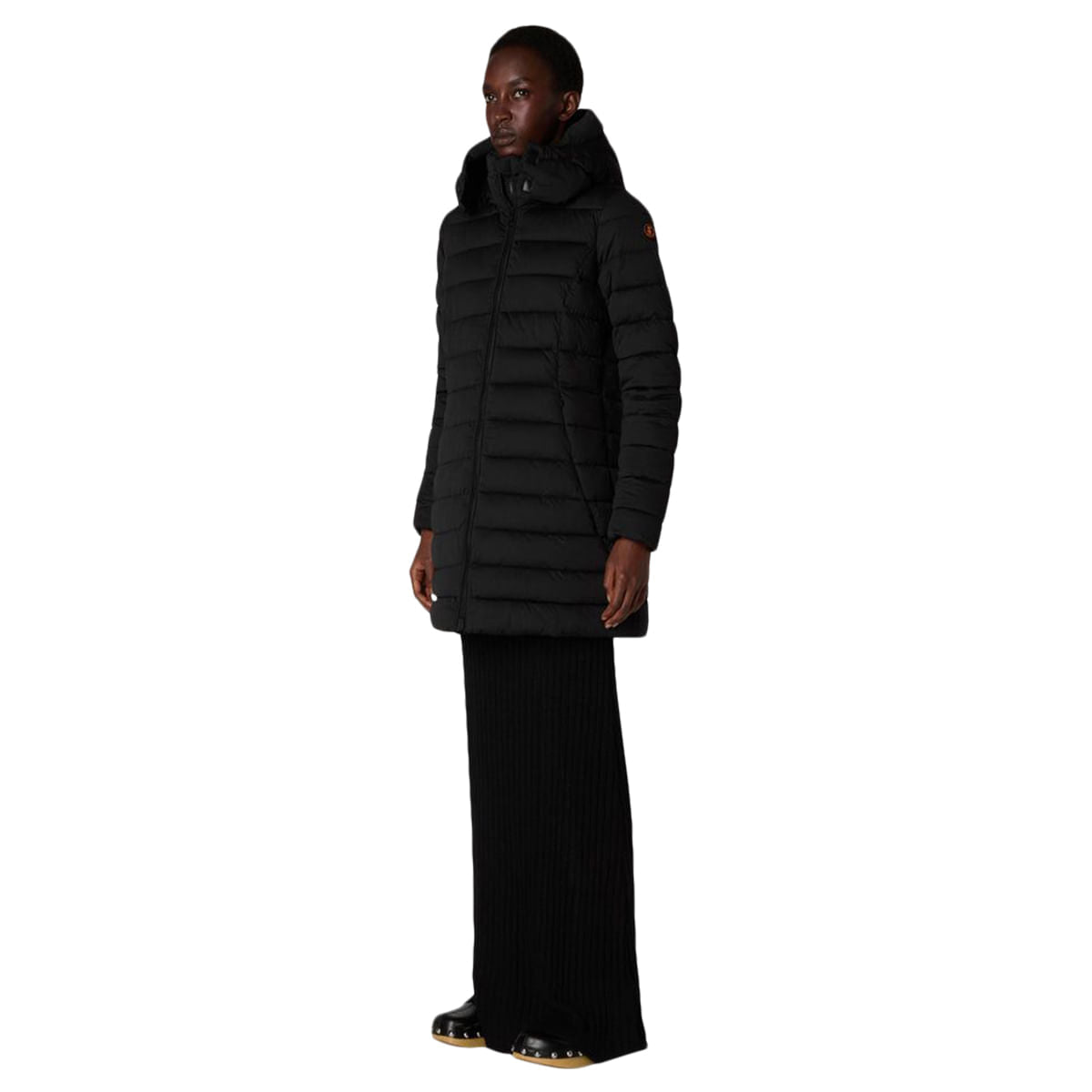 Save The Duck Womens Dorothy City Coats in Black Color