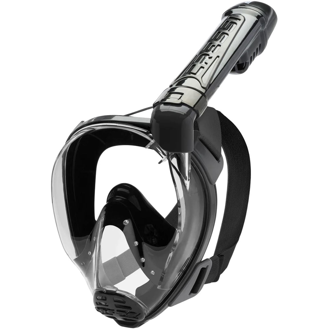 Cressi Unisex Baron Cntr M/L Mask Snrkl Scuba Equipment in Black Color
