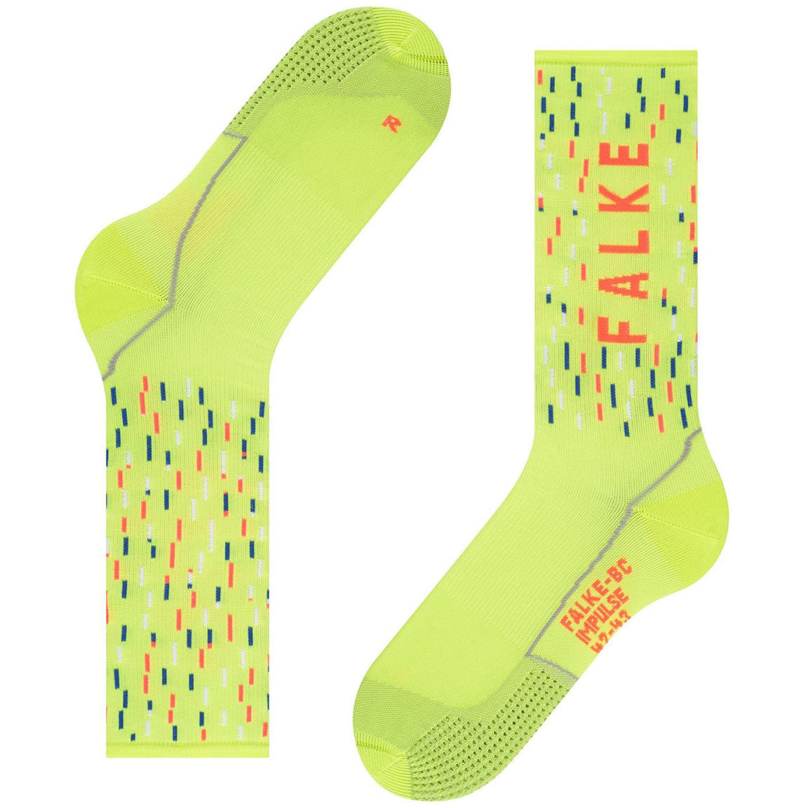 Falke Bc Impulse Peloton Socks in Yellow Color