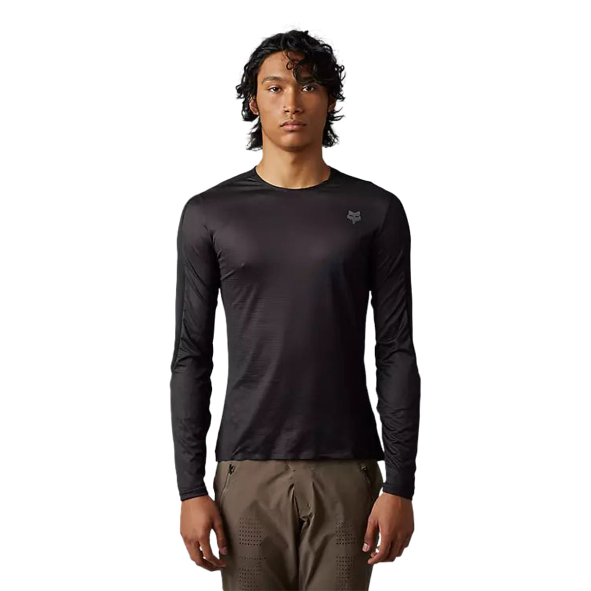 Fox Racing Mens Flexair Accent Jersey in Black Color