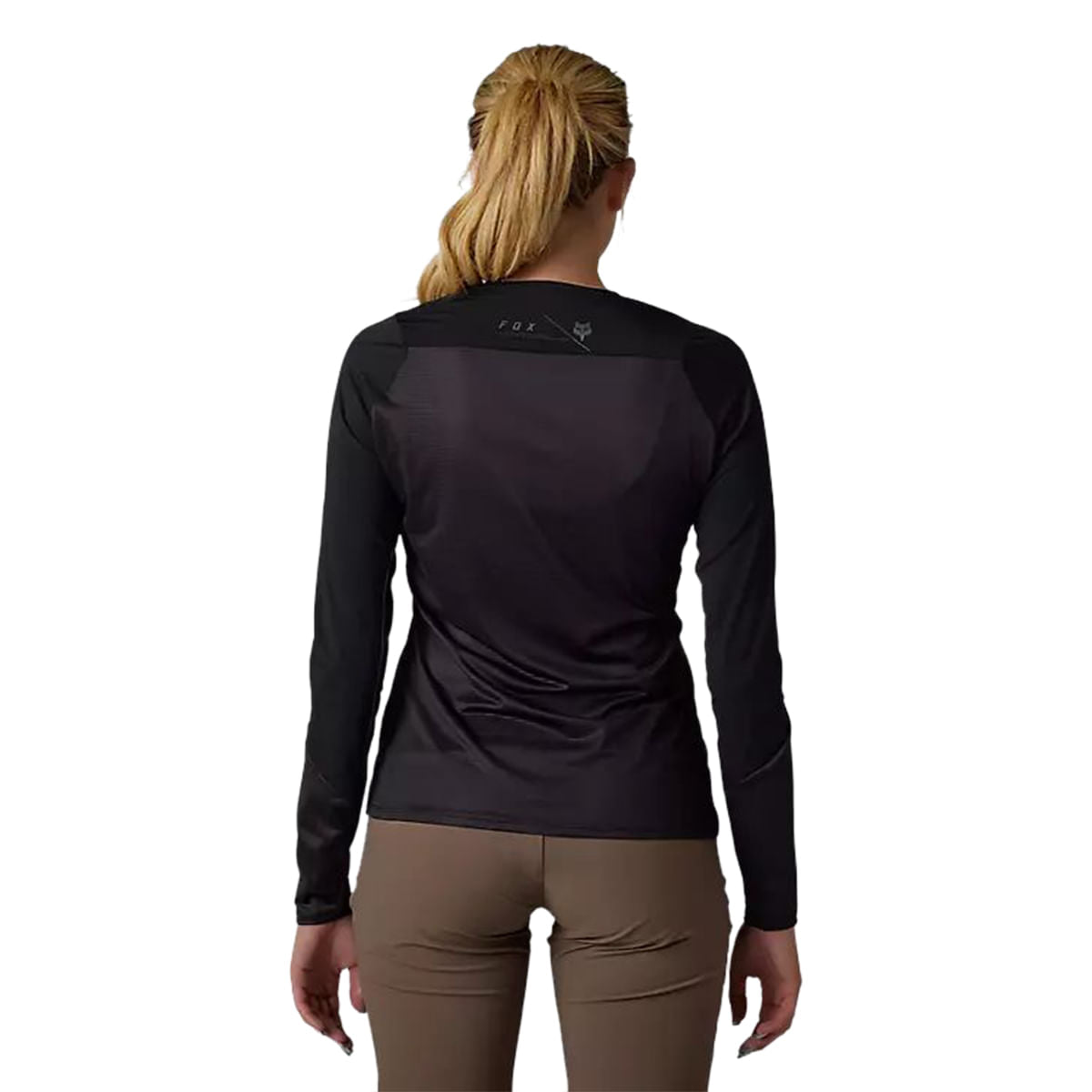 Fox Racing Womens Flexair Accent Ls Jerseys in Black Color