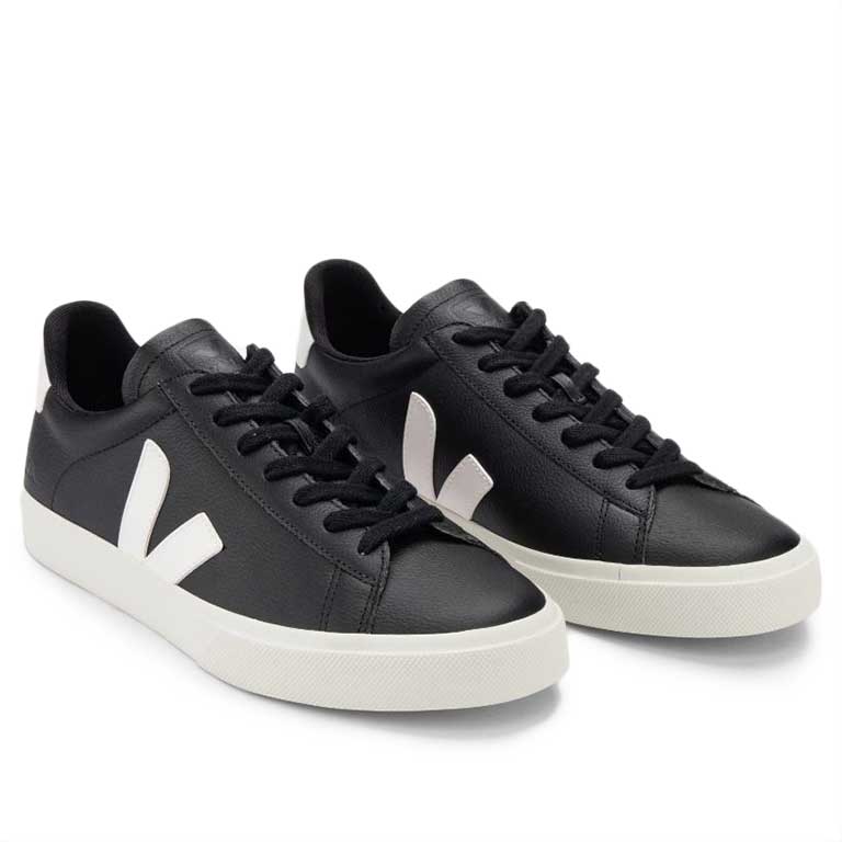 Veja Mens Campo Sneakers in Black Color