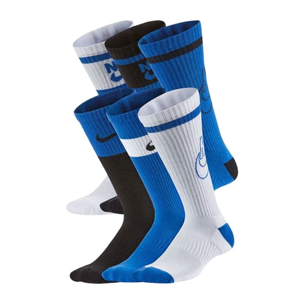 YTH NIKE EVERYDAY 6PK SO | 903-ASSORT