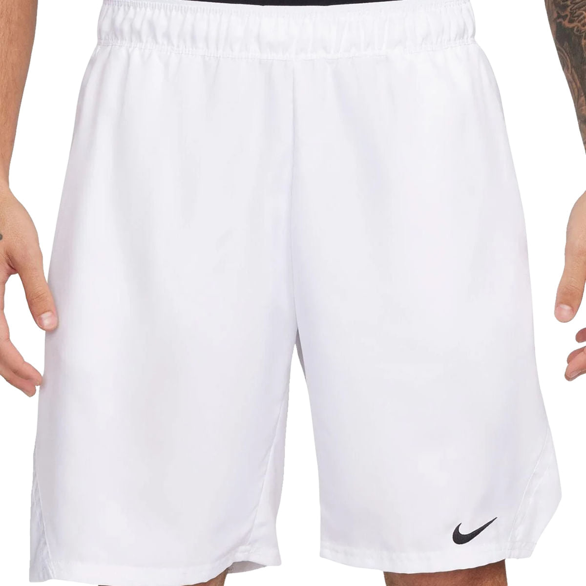 Nike Mens Nikecourt Victory 9In Shorts in White Color