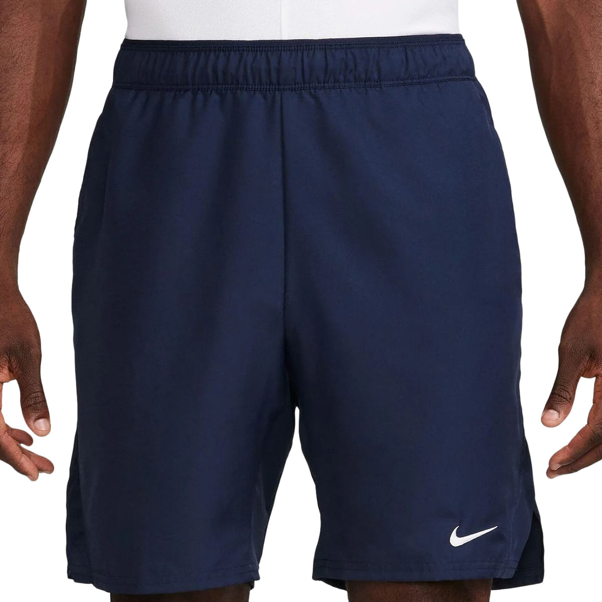 Nike Mens Nikecourt Victory 9In Shorts in Blue Color