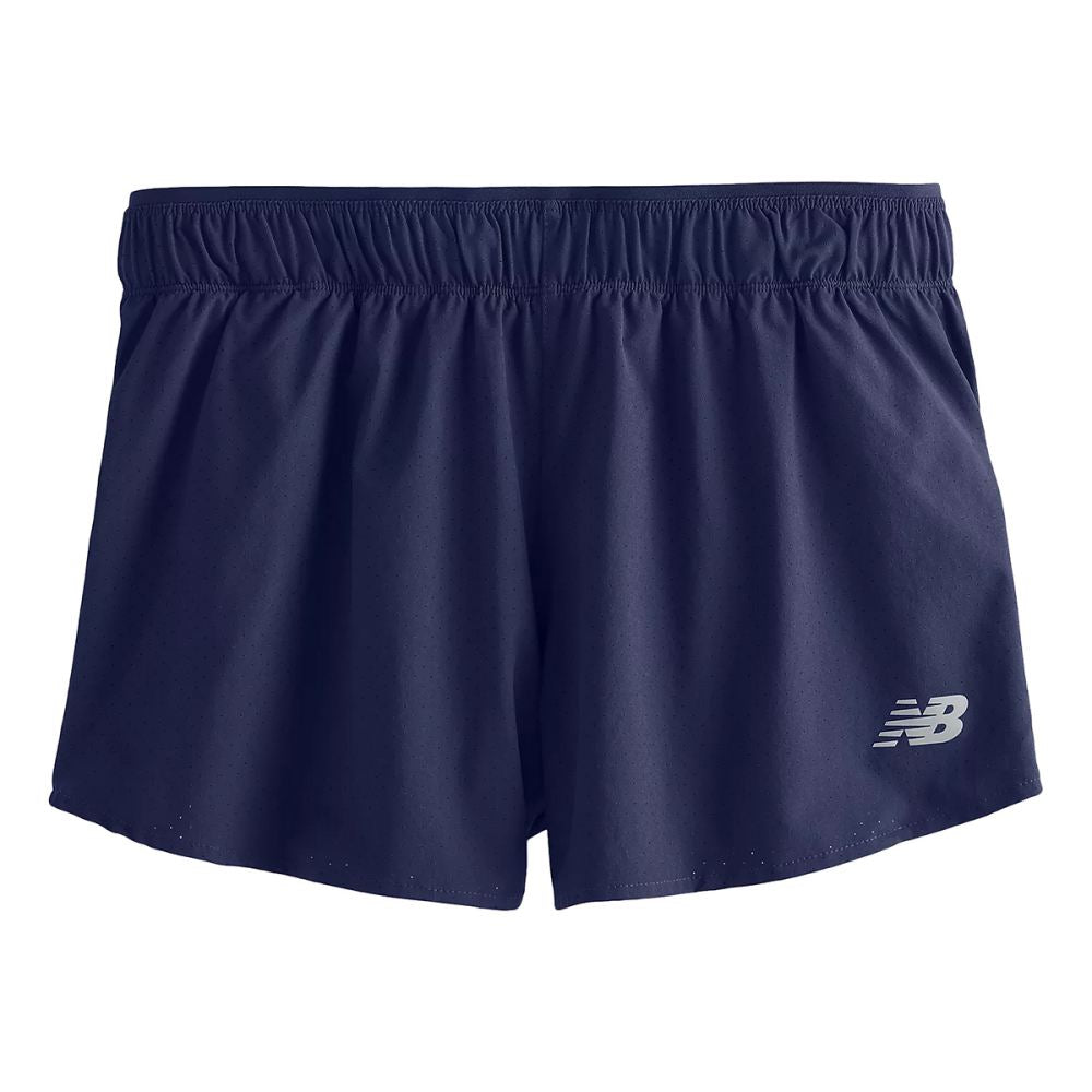 New Balance Womens Rc Short 3 Shorts in Blue Color