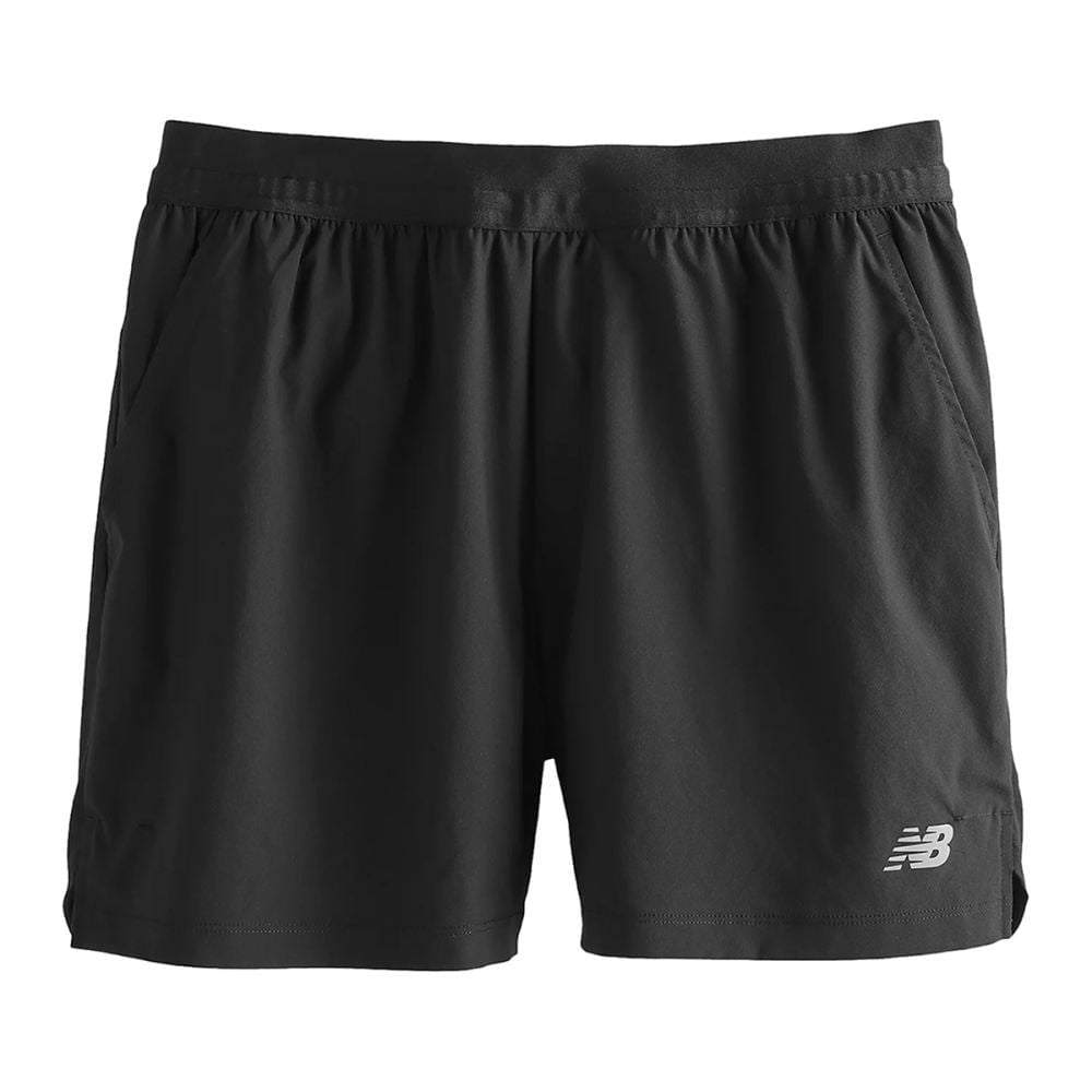 New Balance Mens AC Lined Short 5 Shorts in Black Color