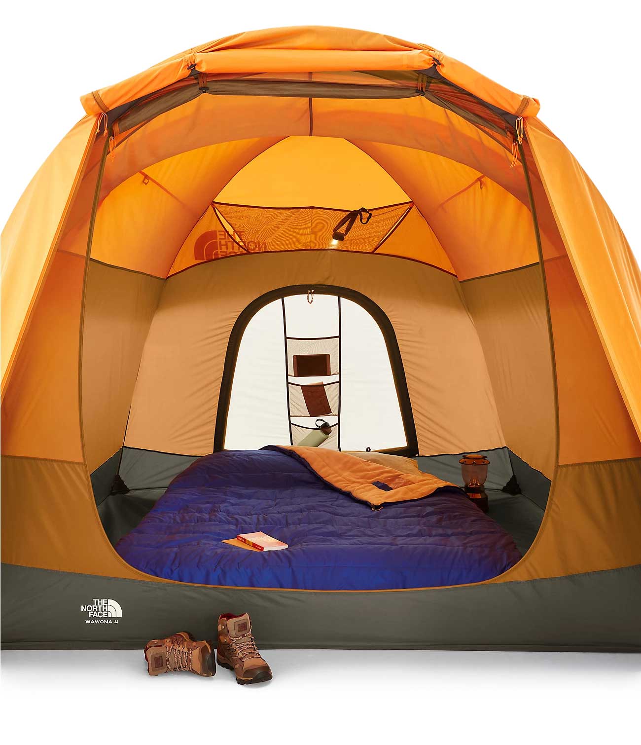The North Face Wawona 4P Tents in Yellow Color