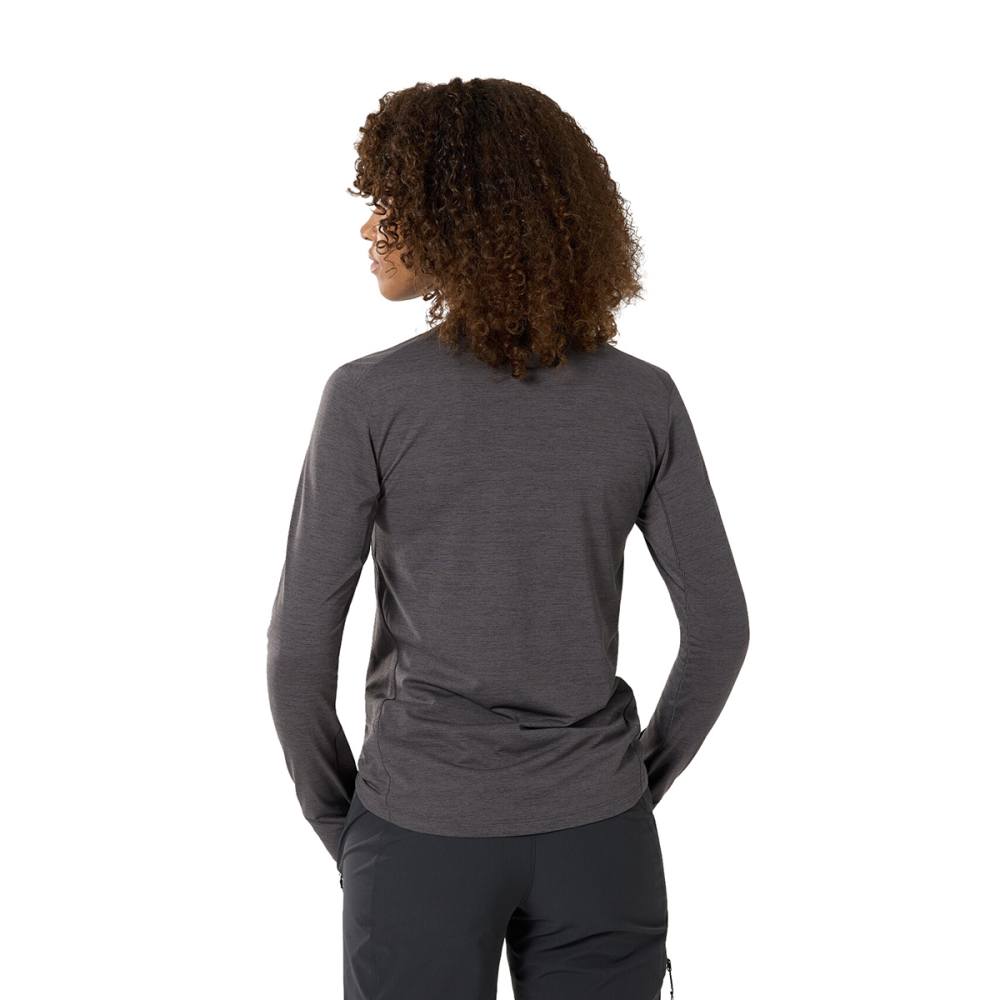 TAEMA CREW LS W | BLACK HEAT