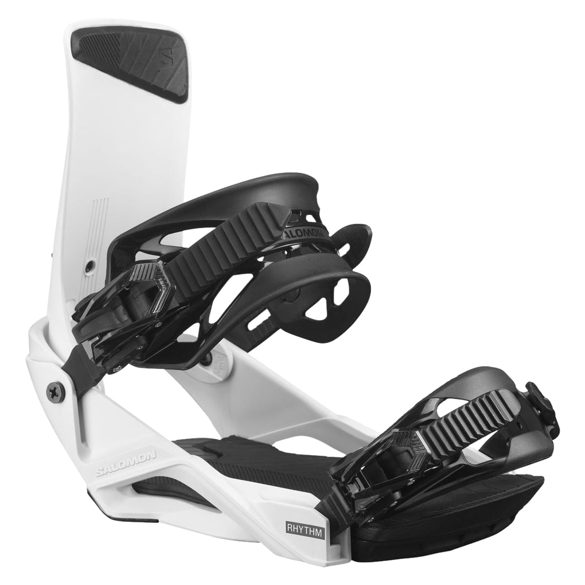 Salomon Unisex Rhythm White Bndng Snowboard Bindings in White Color