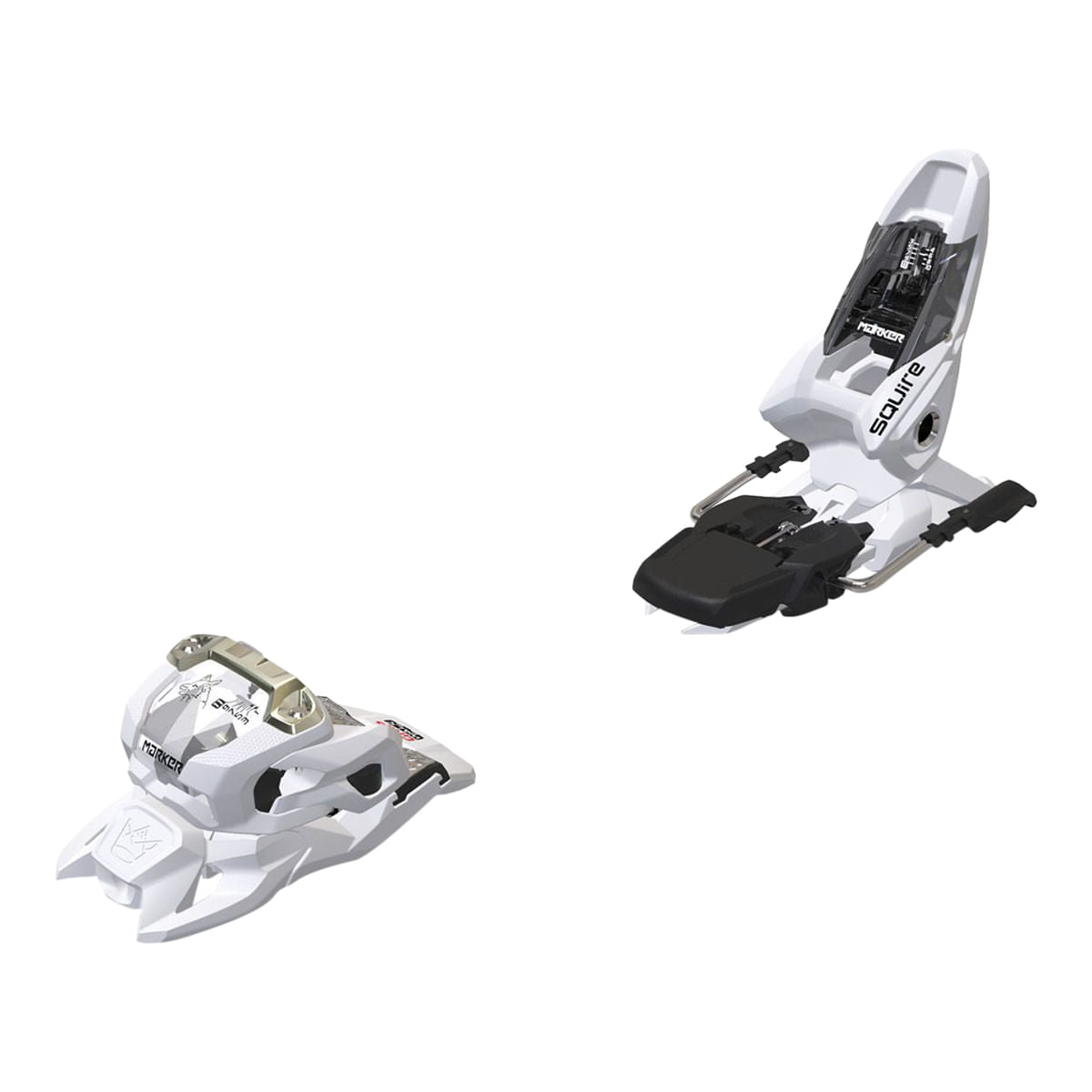 Marker Unisex Squire 11 100Mm White Ski Bindings in White Color