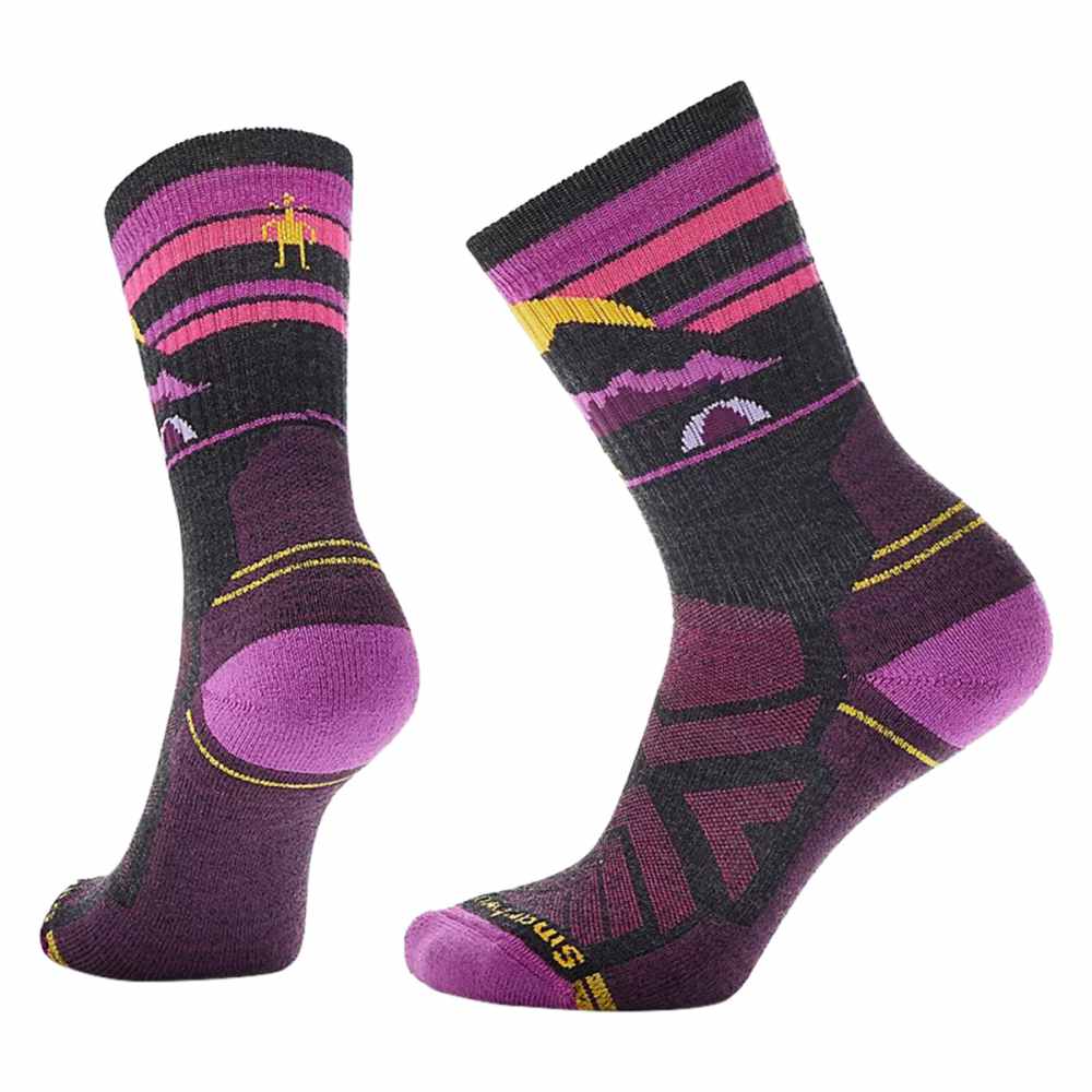 Smartwool Womens Wm'S Hike Light Cush Mou Socks in Grey Color