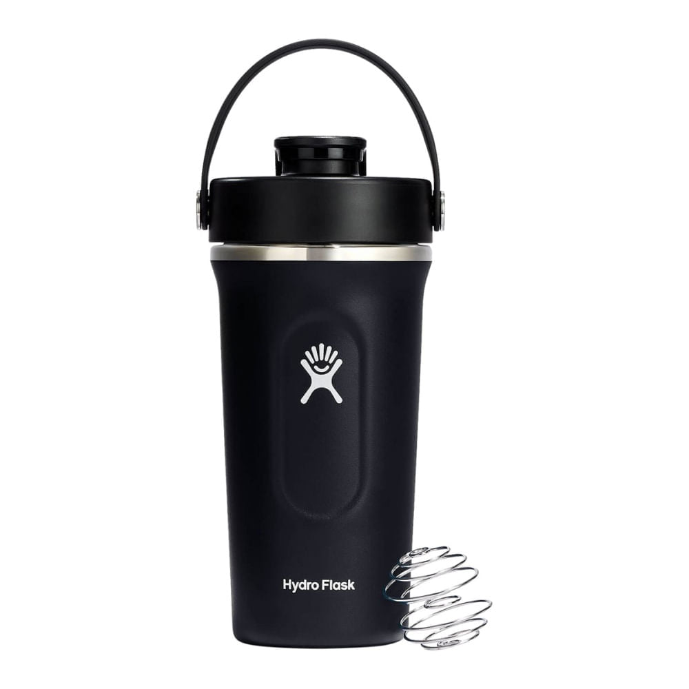 Hydro Flask 24 Oz Ins.Shaker Bottle Water Bottles in Black Color