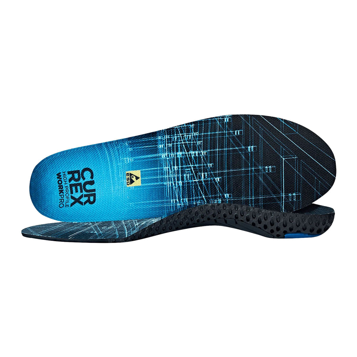 Currex Edgepro High Insoles in Blue Color