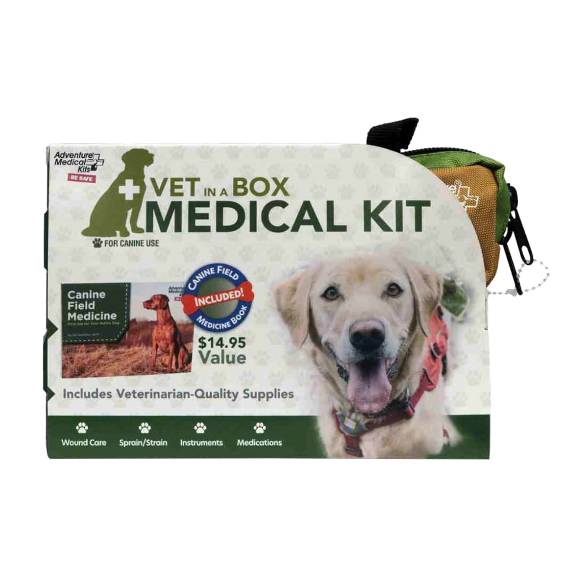 Adventure Medical Kits Vet In A Box First Aid in Green Color