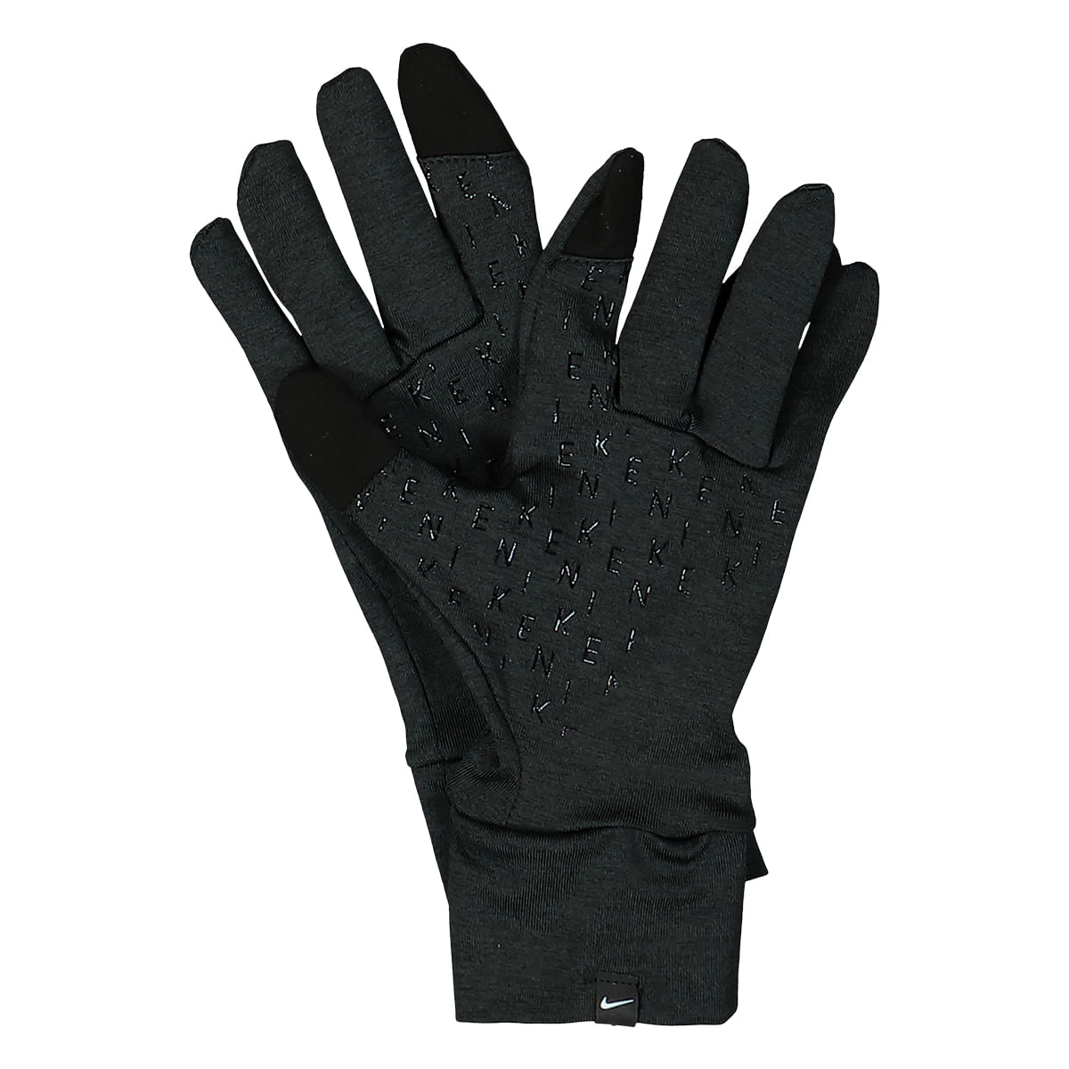 W FLEECE RUN GLOVE | 082-BLACK