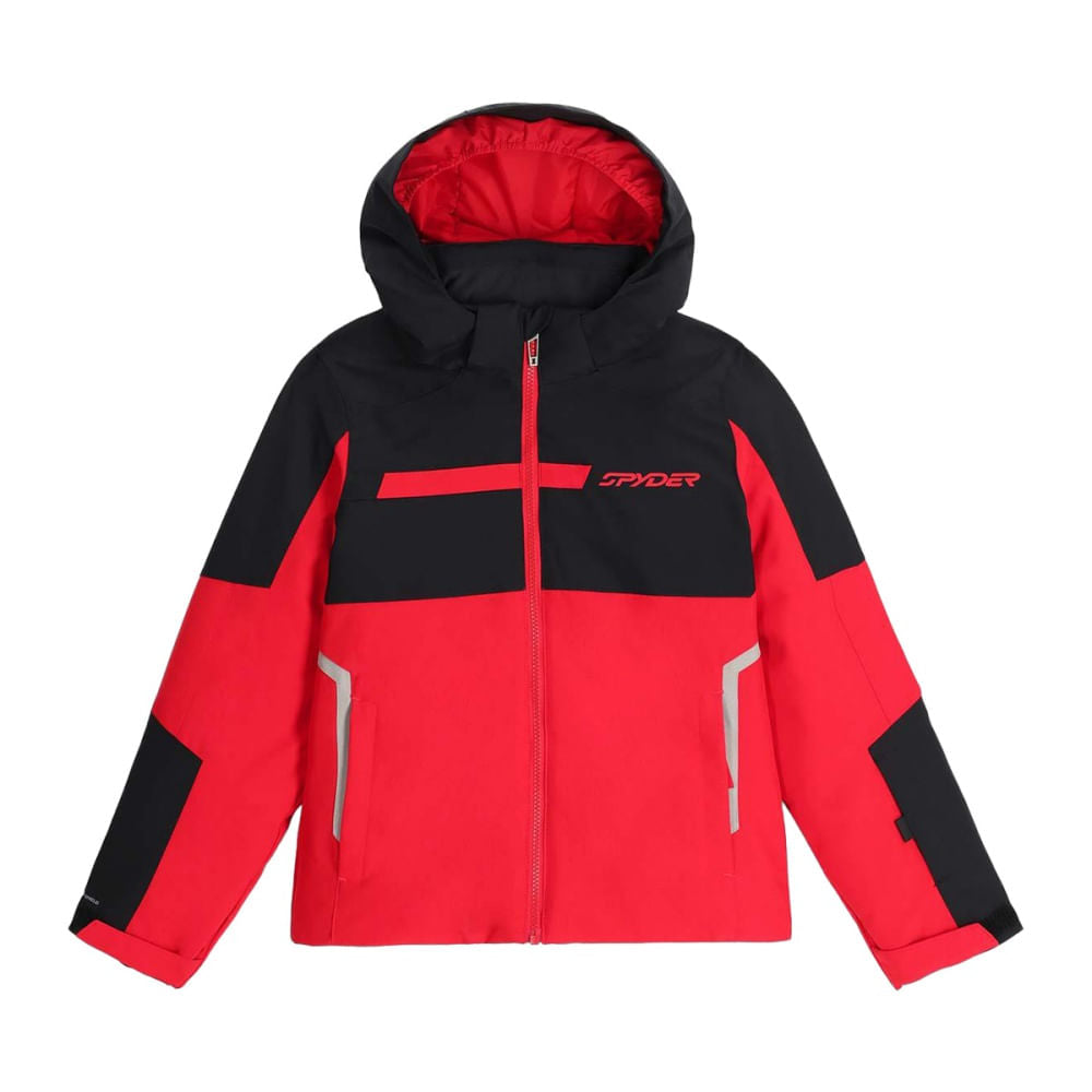 Spyder Kids Challenger Jacket Kids Skiing & Snowboarding Jackets in Red Color