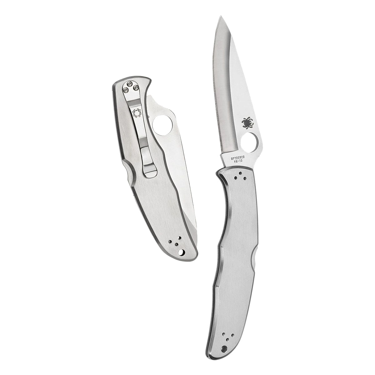 Liberty Mountain Spyderco Endura 4 Stlspe Knives in Grey Color