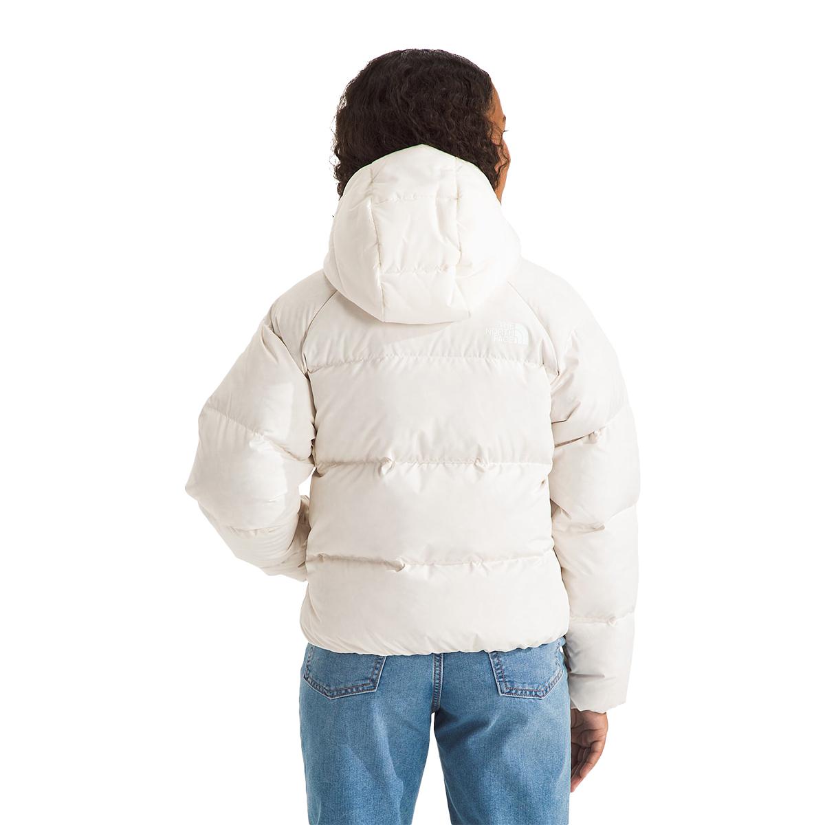 GIRLS' NORTH DOWN HOODED | QLI-WHITE