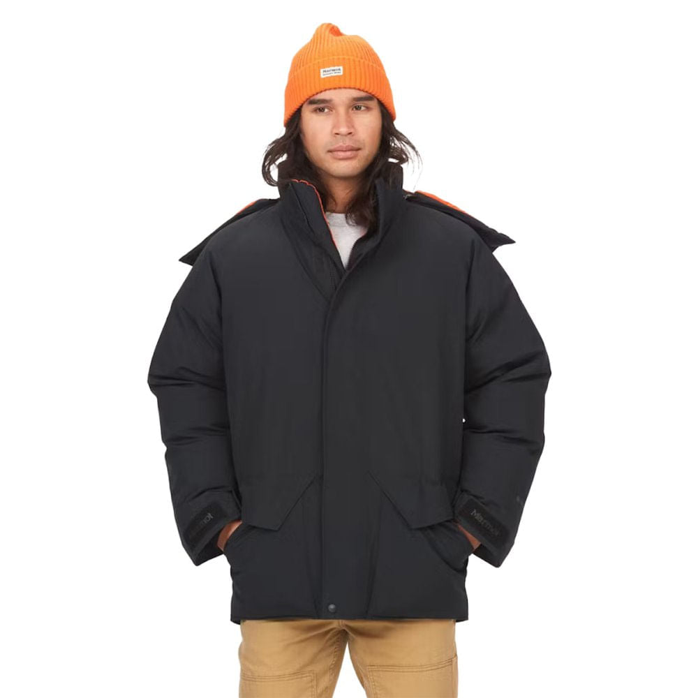Marmot Mens Mammoth Gore-Tex Parka BLACK/FLAME – Paragon Sports