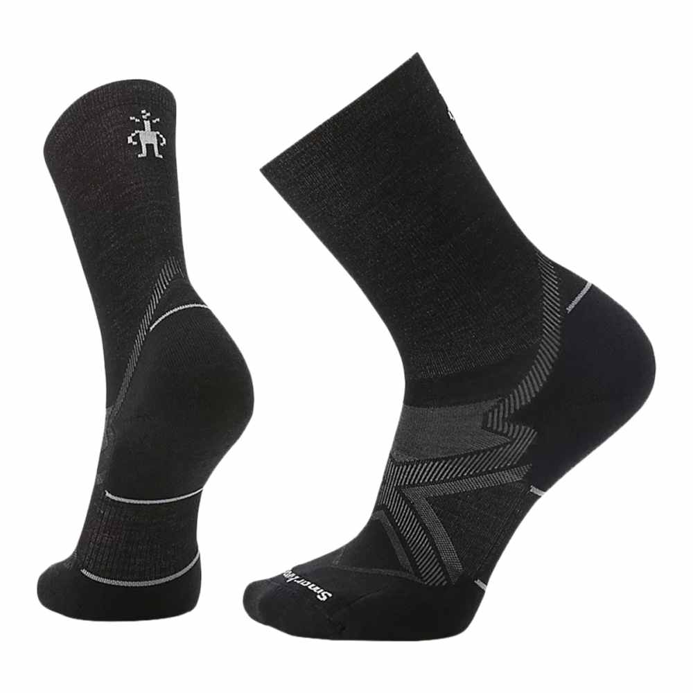 Smartwool Unisex Run Cold Weather Cushion Socks in Black Color
