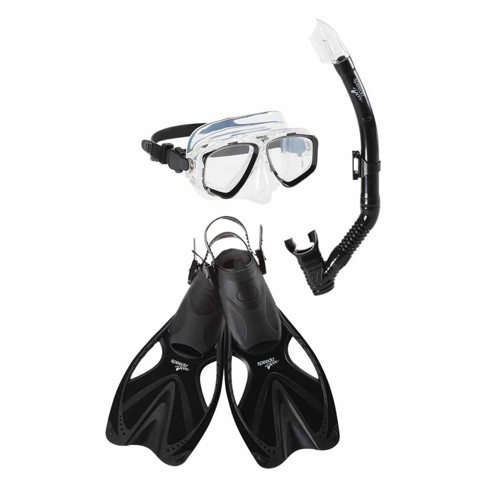 Speedo Unisex Advent Msf Set Scuba Equipment in Black Color