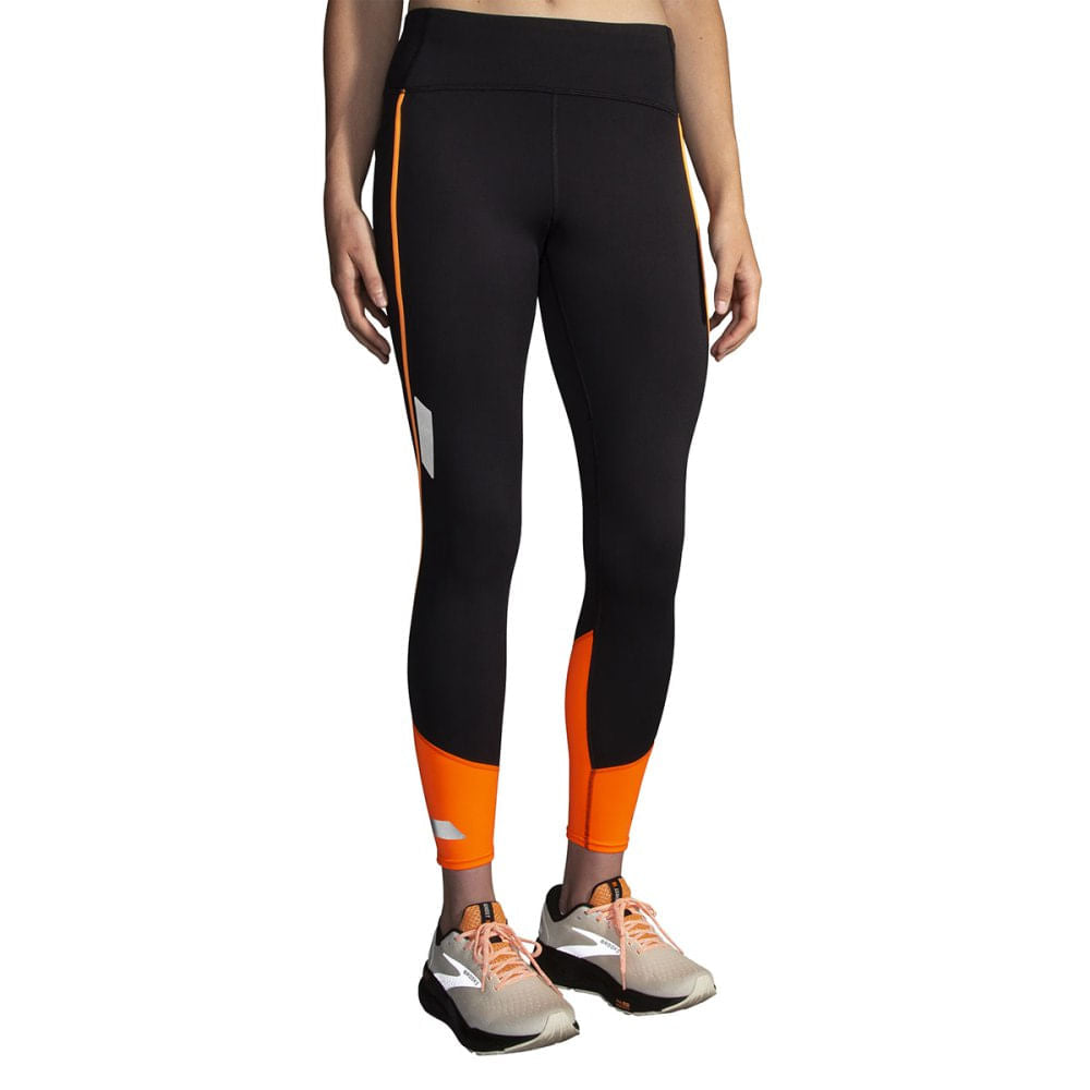 Brooks Womens Run Visible Tight 2.0 Tights in Grey Color