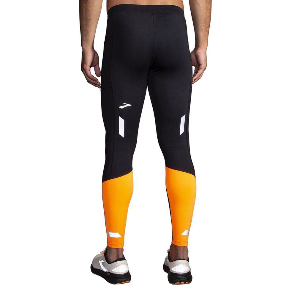 Brooks Mens Run Visible Tight 2.0 Tights in Grey Color