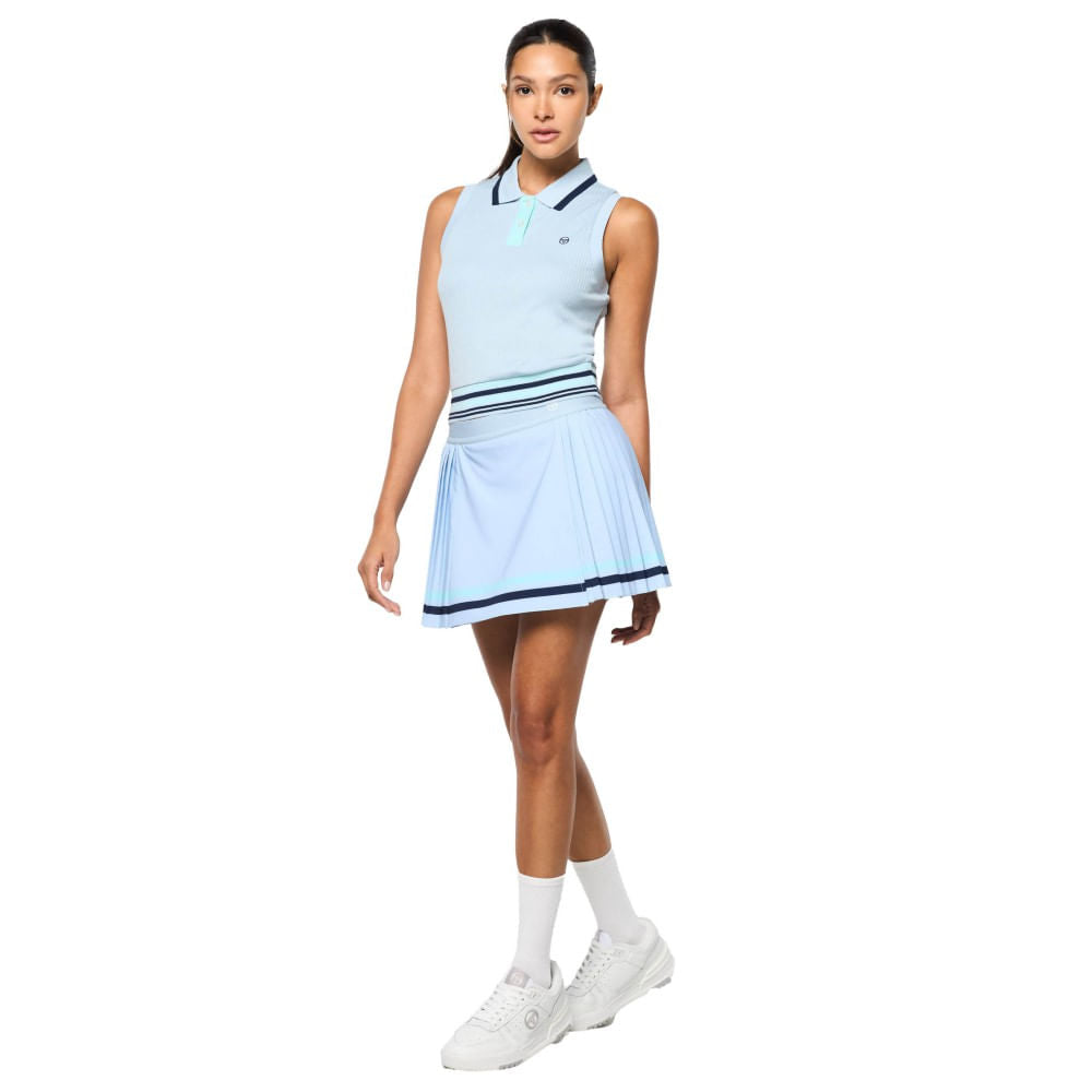 NOALE TENNIS WRAP SKIRT | CELESTIAL