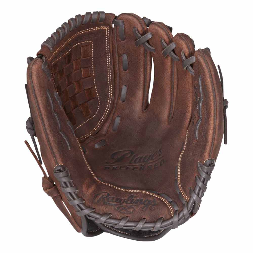 Rawlings Mens 12.00 Player Prfrd Sb Softball Gloves in Brown Color