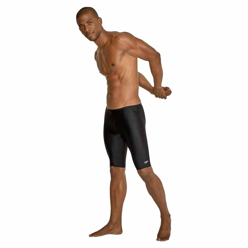 Speedo Mens Eco Jammer Swimsuits in Black Color