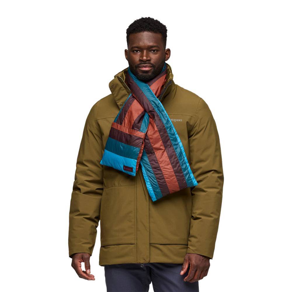 FUEGO DOWN SCARF | RUSTY STRI