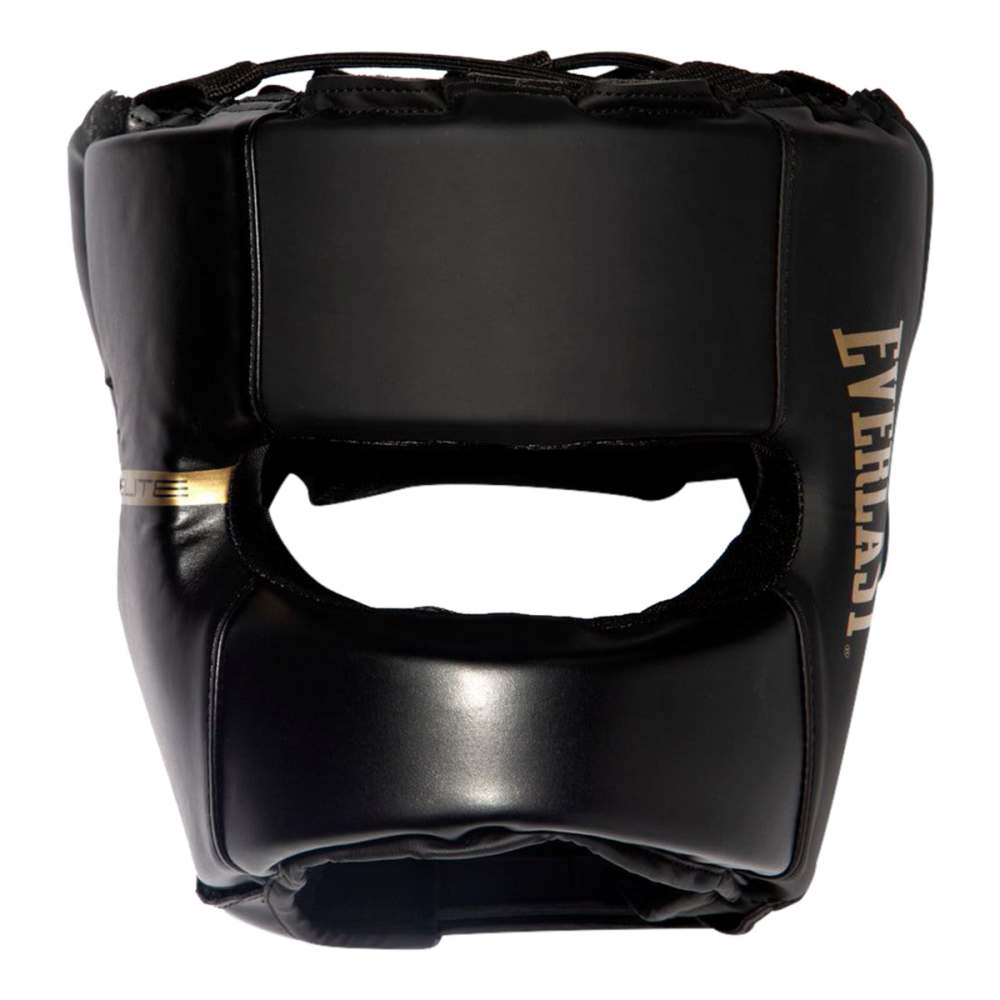 Everlast Elite 2 Headgear Fitness Equipment in Black Color
