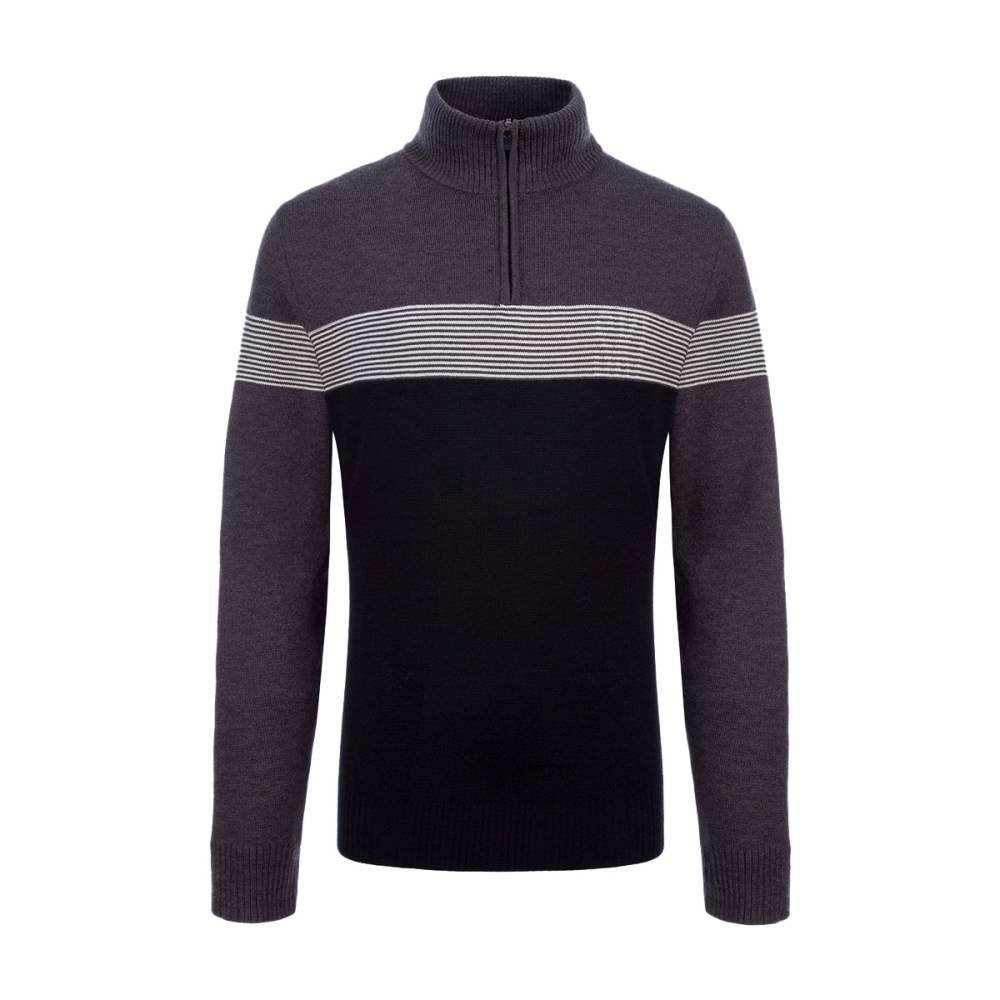 Fera Meister Mens Scott Zip Midlayer in Grey Color