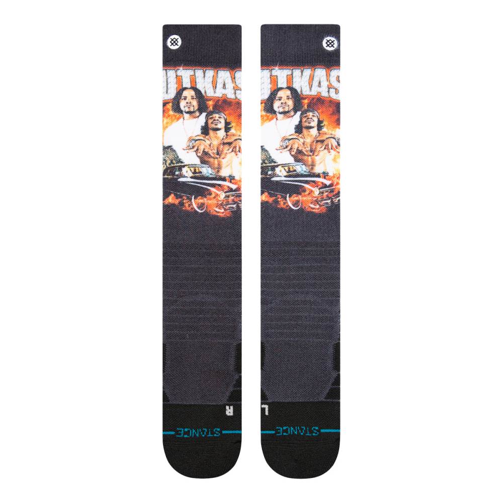 Stance Unisex Stankonia Mid Poly Snow Socks in Multi Color