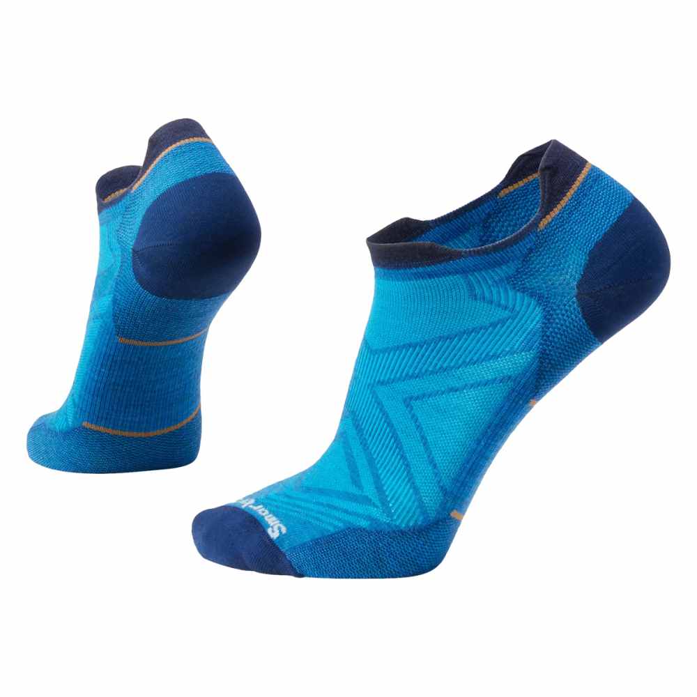 Smartwool Unisex Run Zero Cushin Low Sock in Blue Color