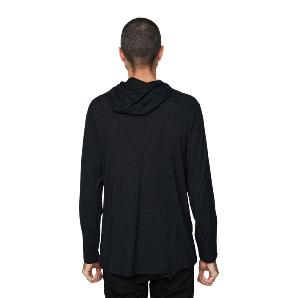 Le Bent Mens Feathertop Ultralight Pullover in Black Color
