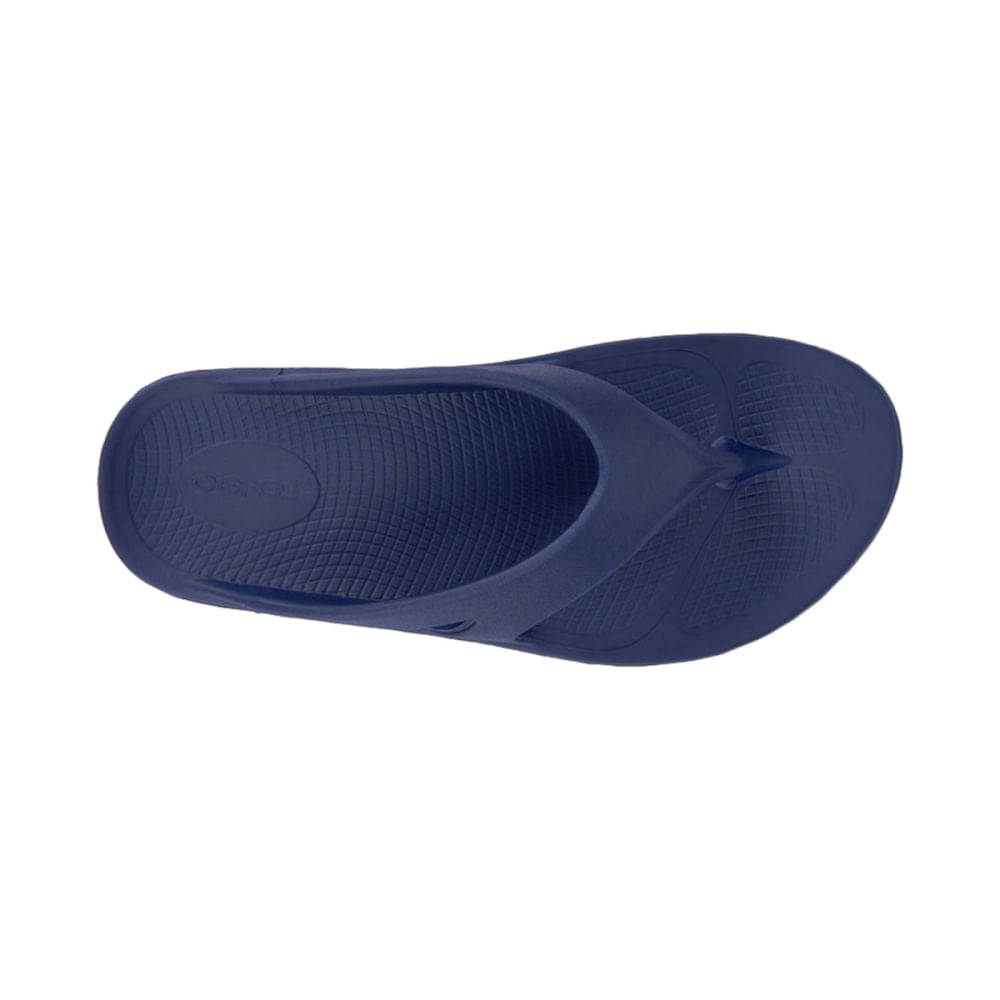Oofos Unisex Oofos Thong Sandals Footwear Accessories in Blue Color