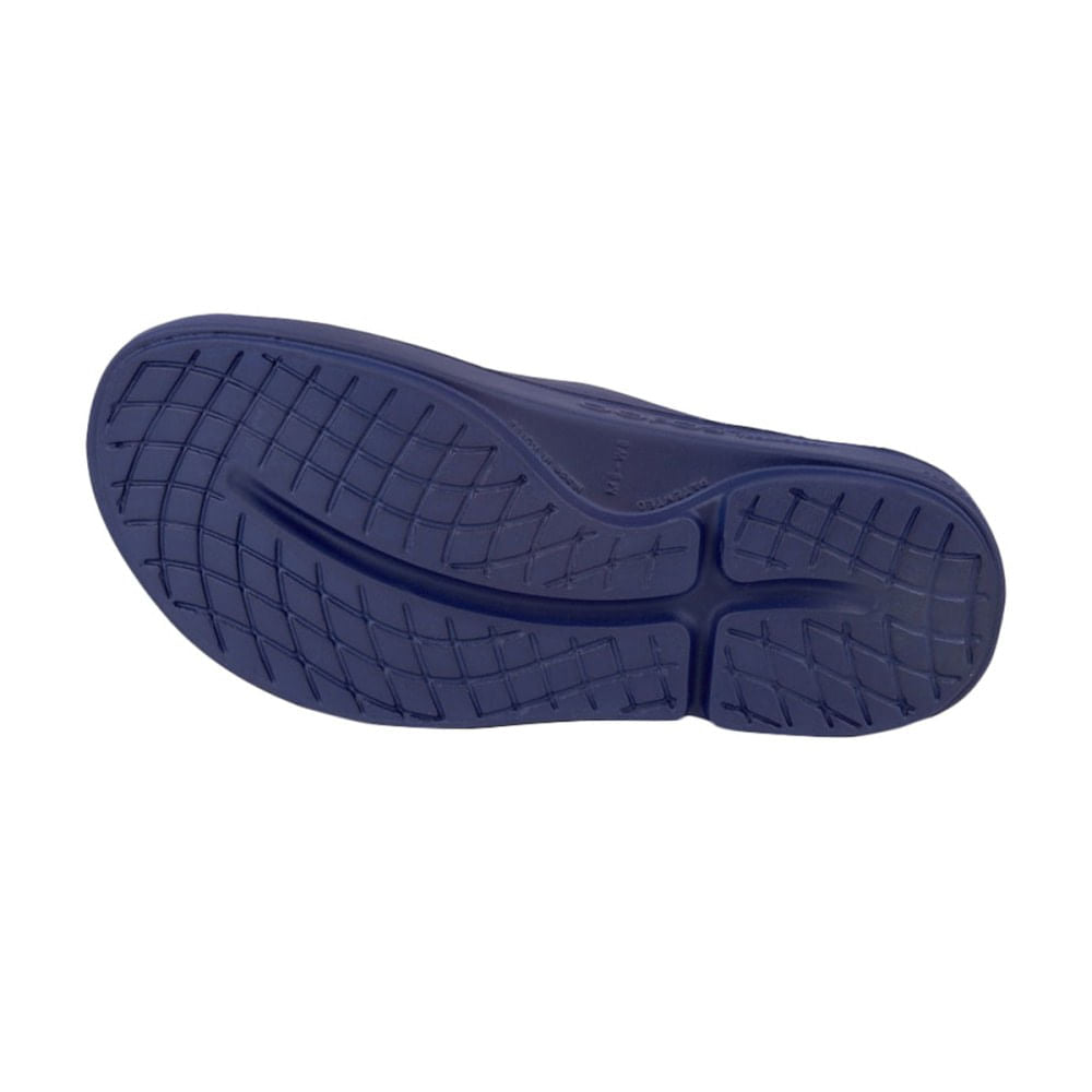 Oofos Unisex Oofos Slide Sandals Footwear Accessories in Blue Color